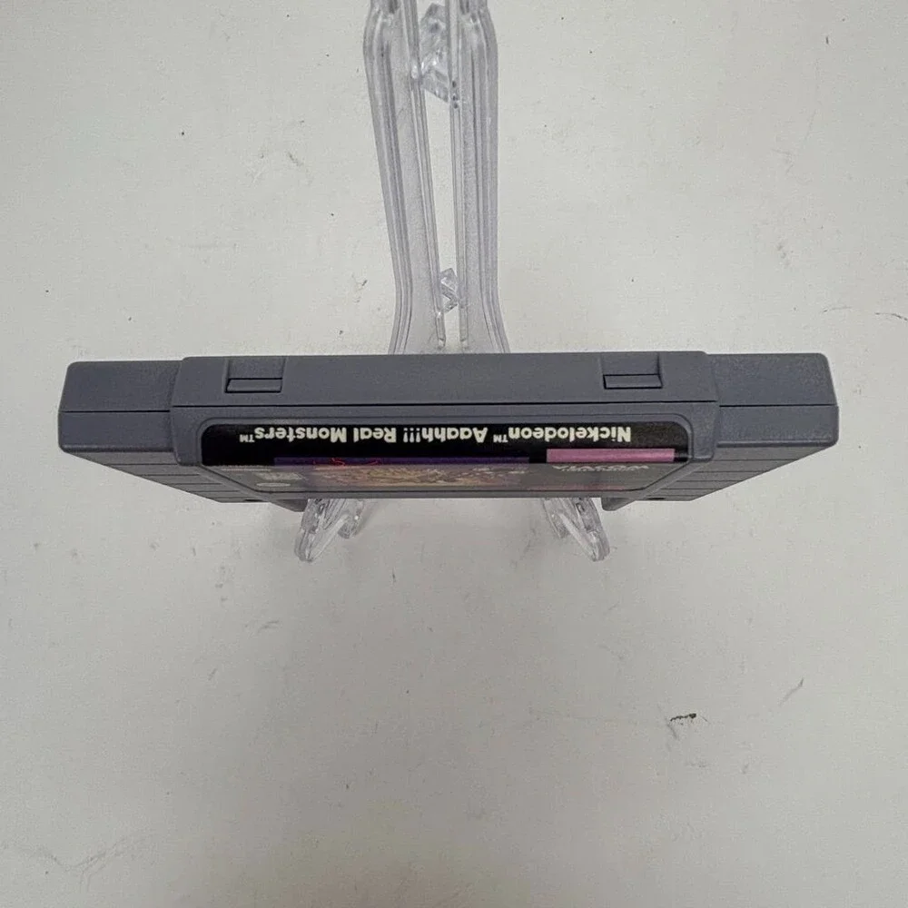Aaahh!!! Real Monsters Nickelodeon Viacom W/ Box & Manual(Super Nintendo, 1995)